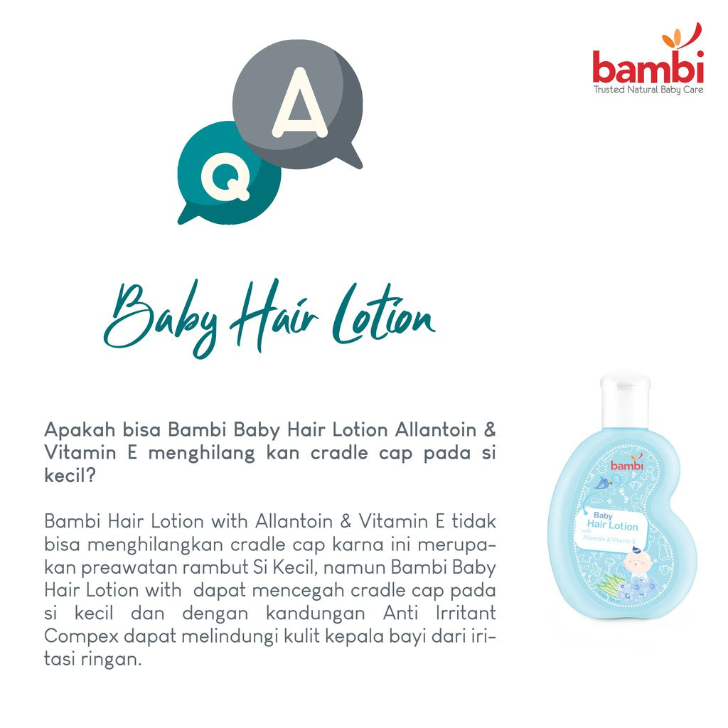 Bambi Baby Hair Lotion With Allantoin & Vit. E 100 ml