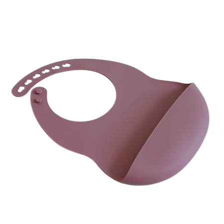 Silicone Bib Cloudy Grey