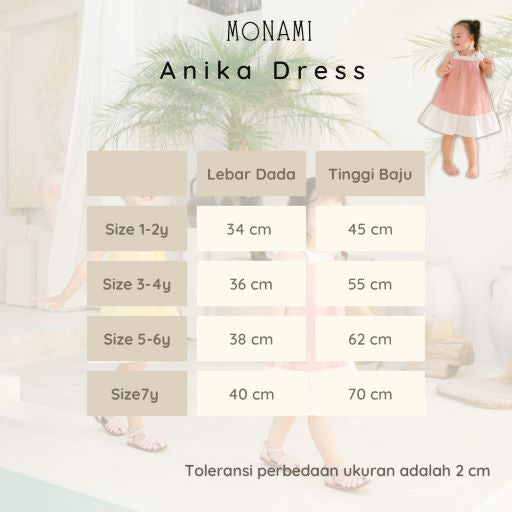 Anika Dress Yellow