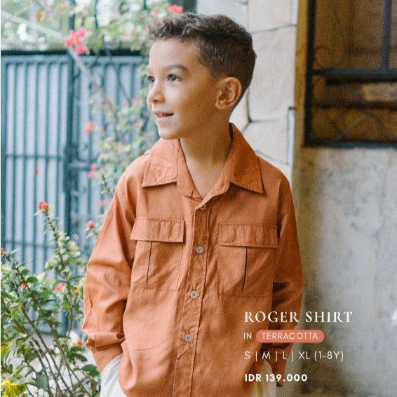 Roger Shirt Terracotta