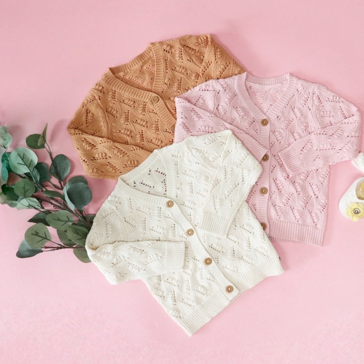 Ivy Cardigan Seashell