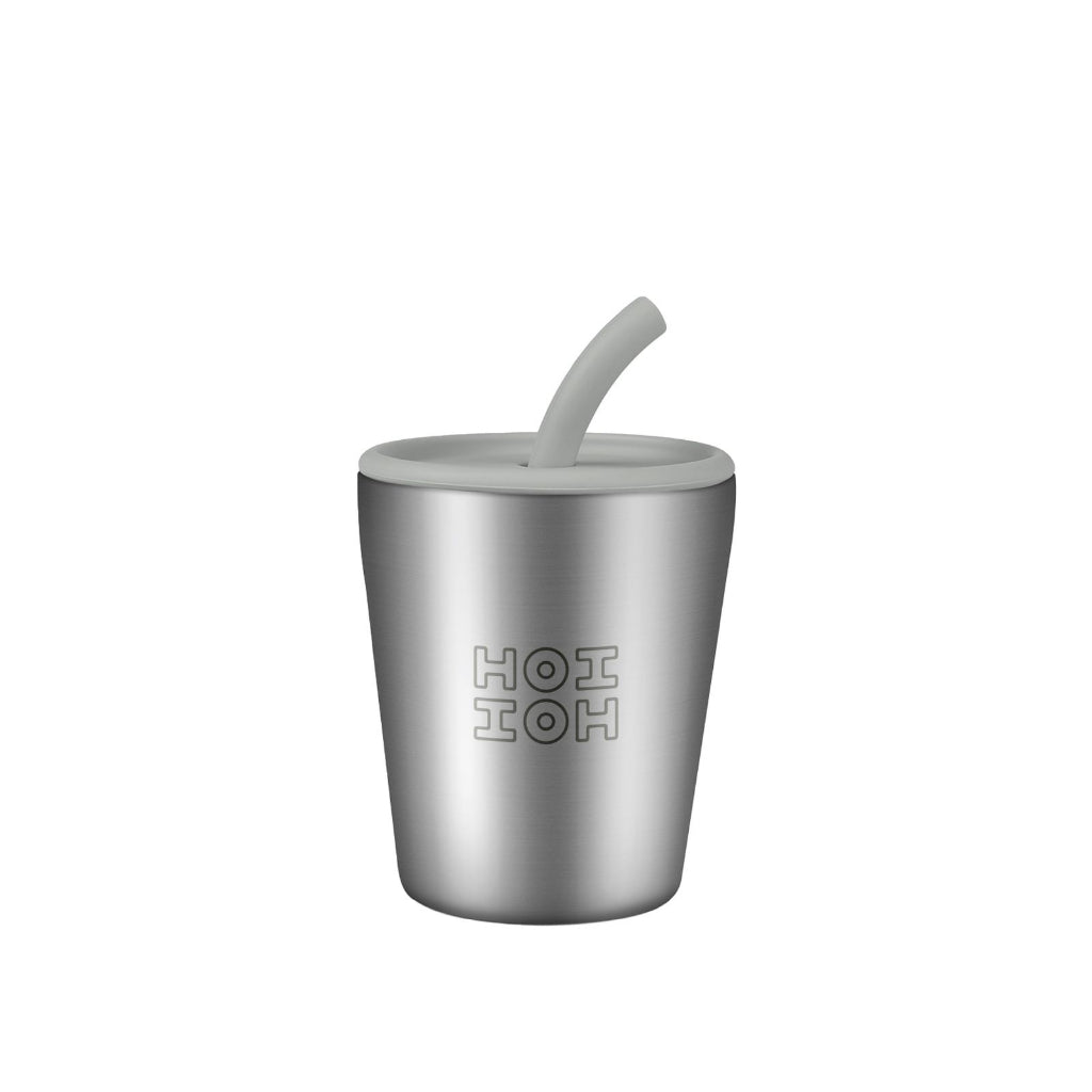 Stainless Steel Straw Cup Concrete