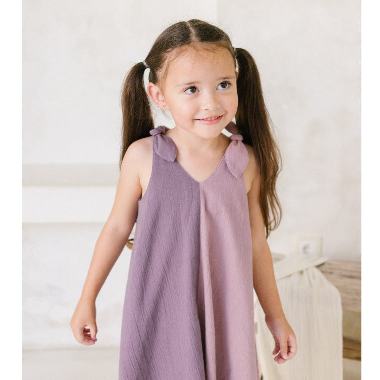 Layla Dress Double Purple