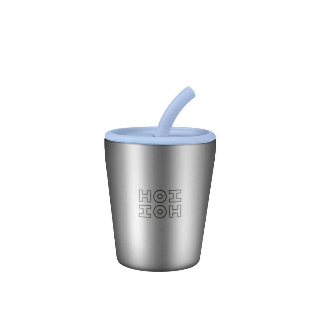 Stainless Steel Straw Cup Azure