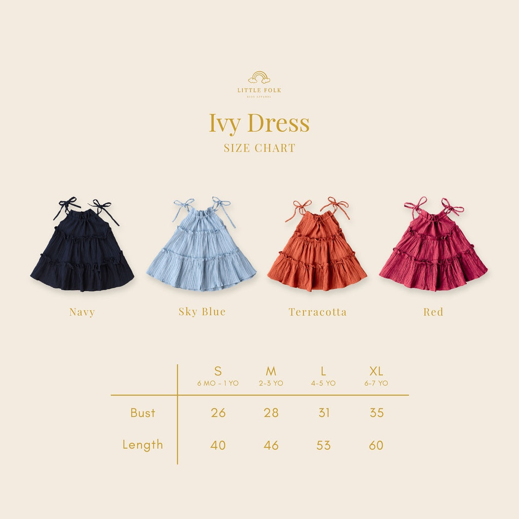 Ivy Dress Navy