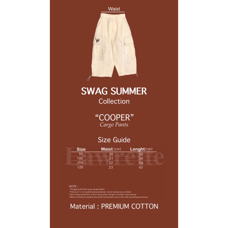 Cooper Cargo Pants Cream