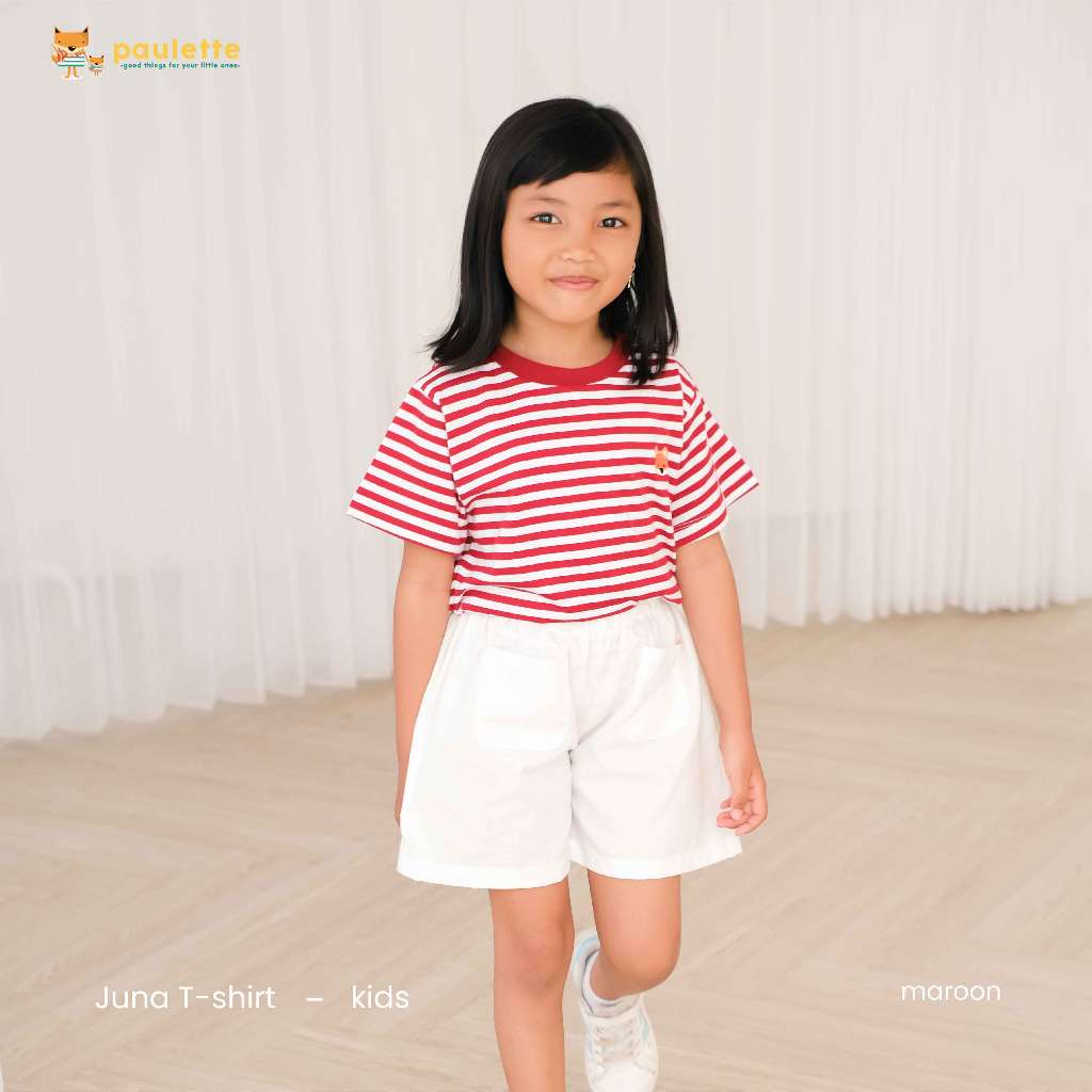 Juna T-Shirt Kids Maroon