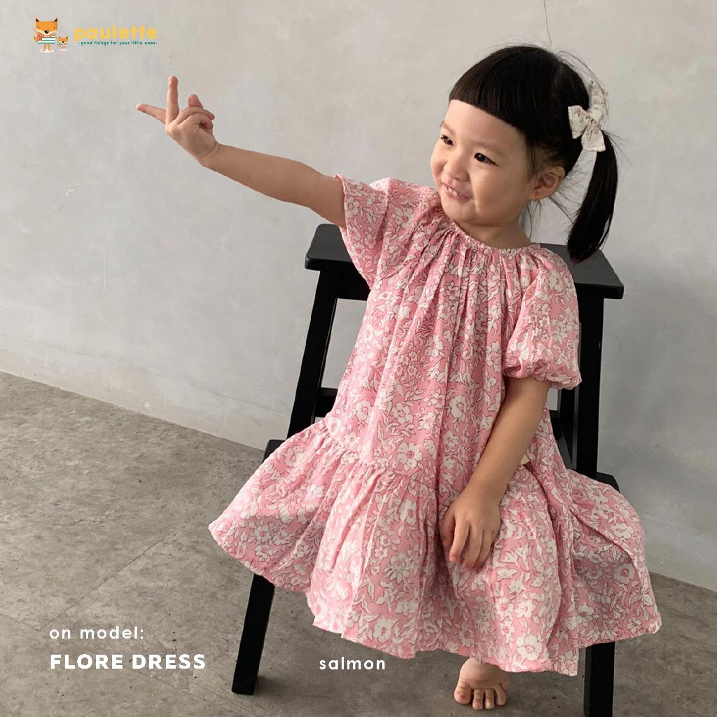 Flore Dress Salmon