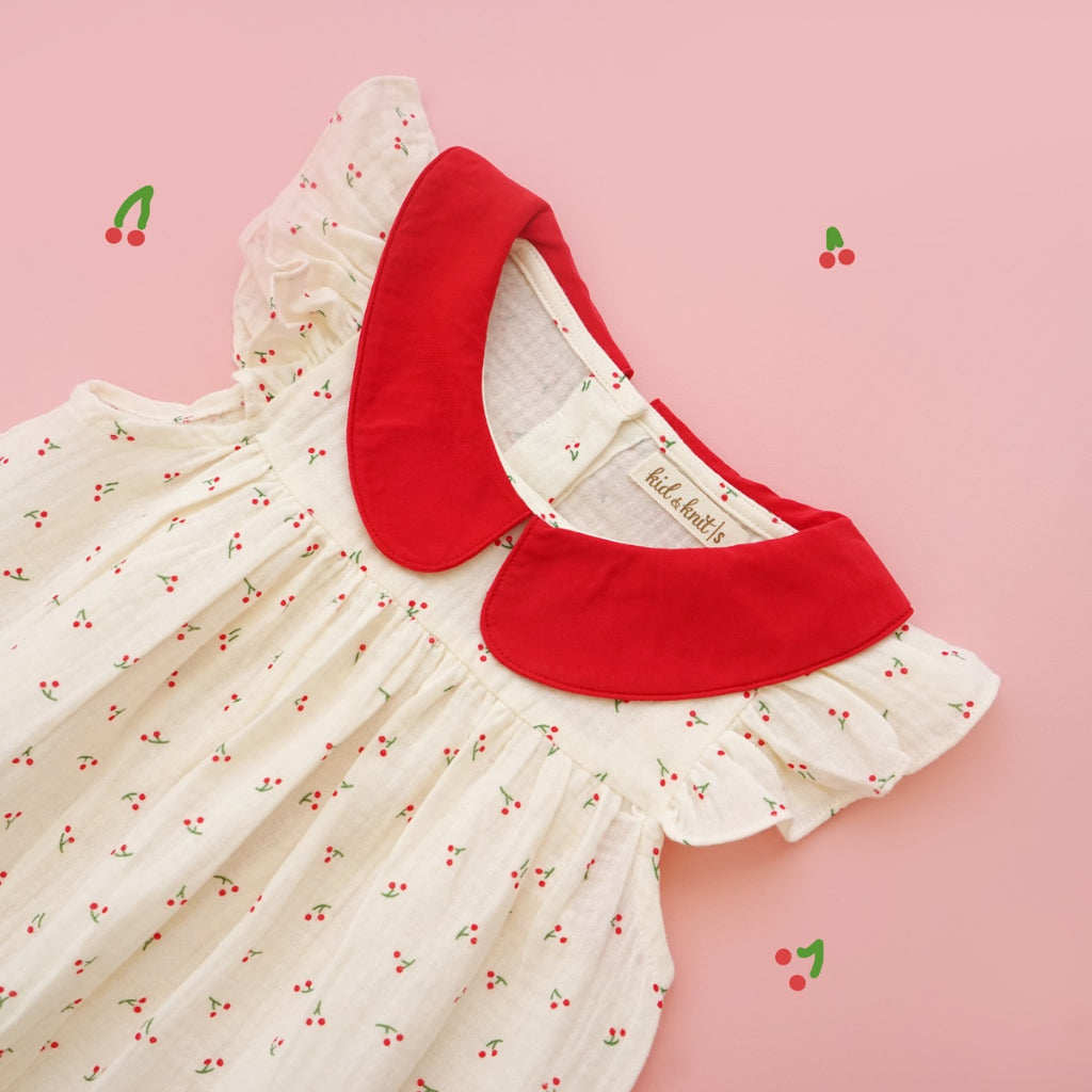 Cherry Ruffle Dress