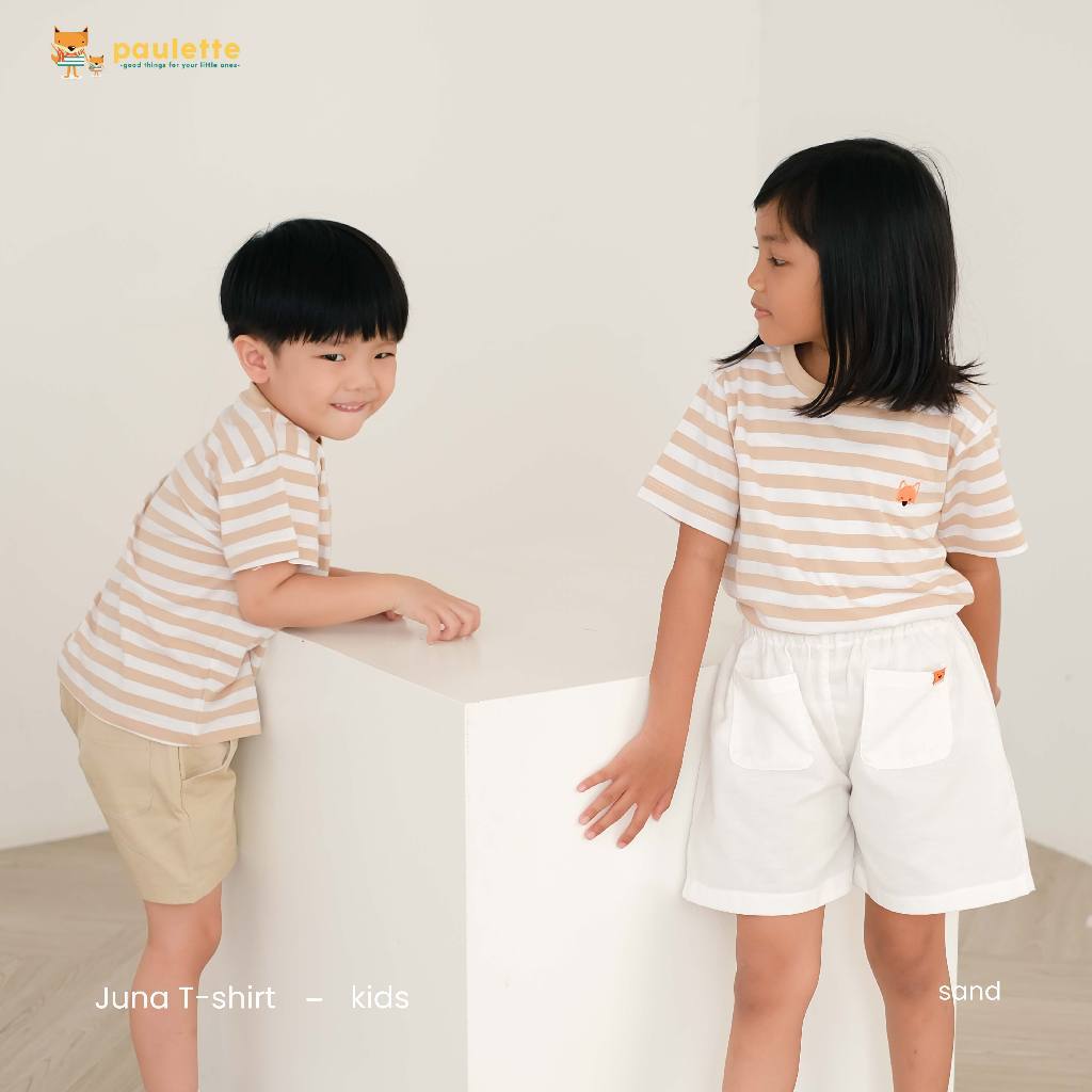 Juna T-Shirt Kids Sand