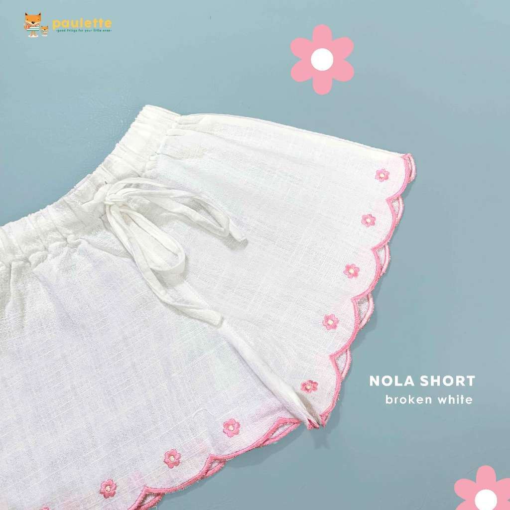 Nola Short Broken White