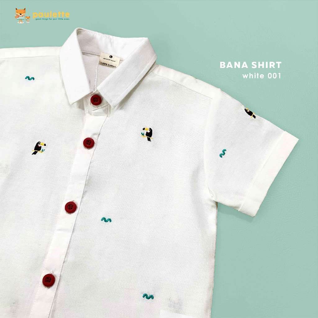 Bana Shirt White Tukan