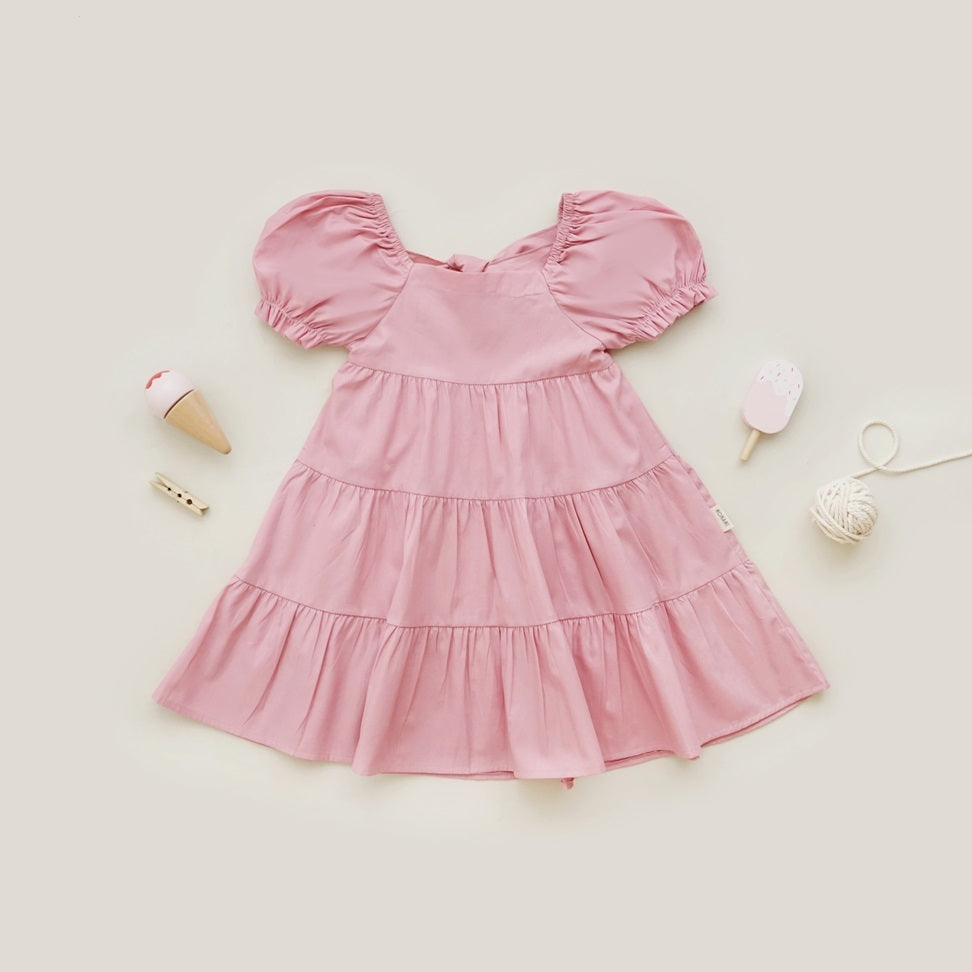 Lilly Dress Dusty Pink