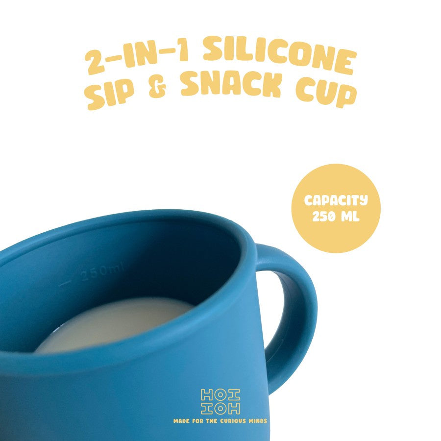 Silicone 2in1 Cup Moss Rose