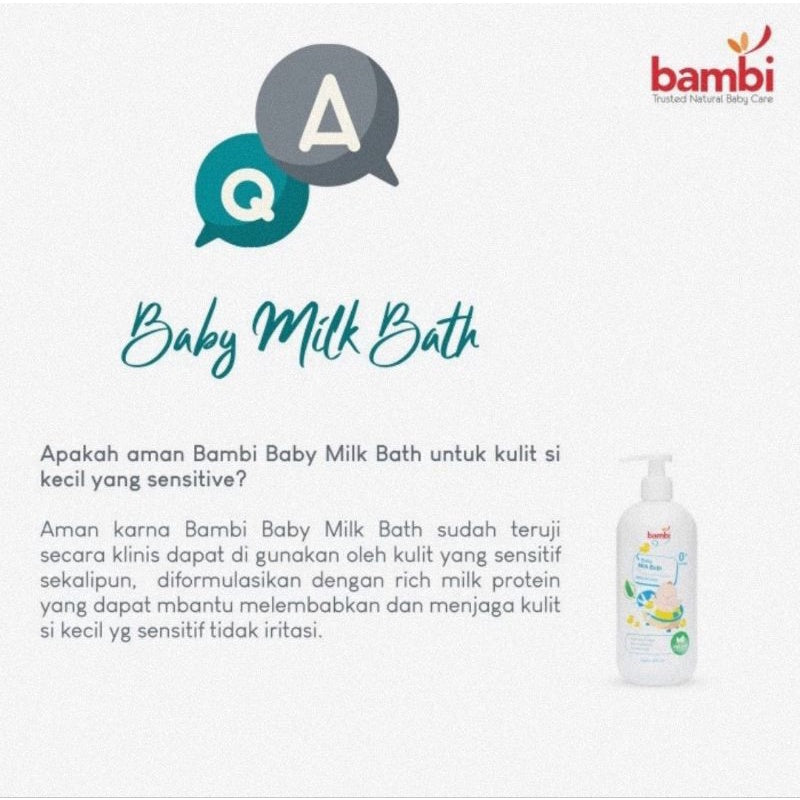 Bambi Baby Milk Bath Pump 500 ml