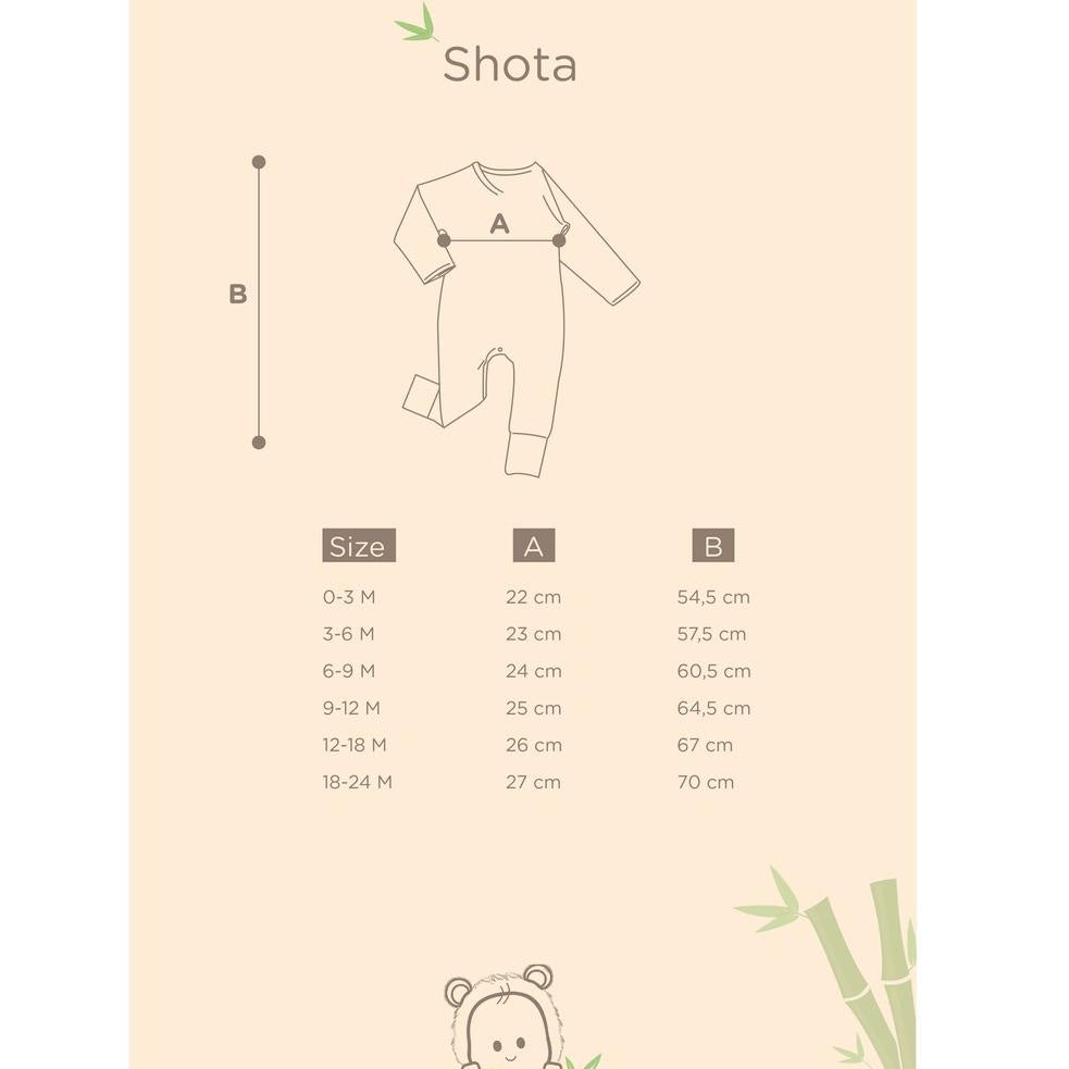 Shota Sleepsuit Crepe